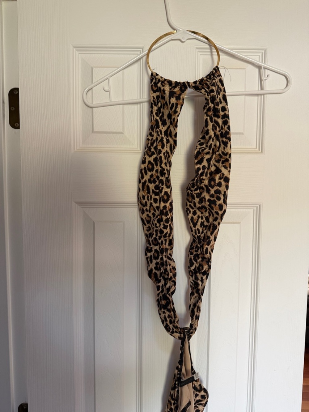 Victoria's Secret Leopard Print One-Piece Swimsuit - Black, Brown, Tan - Picture 3 of 3